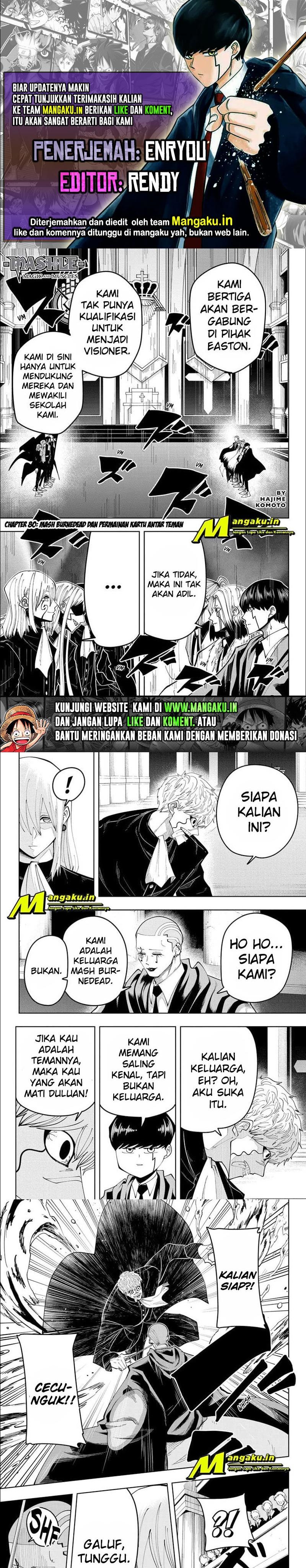 Mashle: Magic and Muscles chapter 80